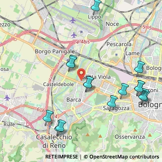 Mappa Via Armando Spadini, 40133 Bologna BO, Italia (2.47)