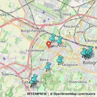 Mappa Via Armando Spadini, 40133 Bologna BO, Italia (2.83231)