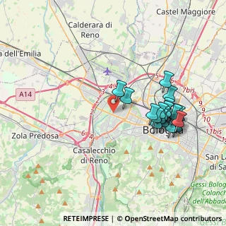 Mappa Via Armando Spadini, 40133 Bologna BO, Italia (3.756)