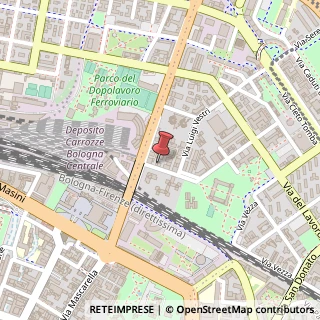 Mappa Via Antonio Gandusio, 35, 40128 Bologna, Bologna (Emilia Romagna)