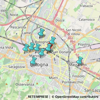 Mappa Via Antonio Gandusio, 40128 Bologna BO, Italia (1.39)