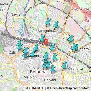 Mappa Via Barozzi Iacopo, 40126 Bologna BO, Italia (1.039)
