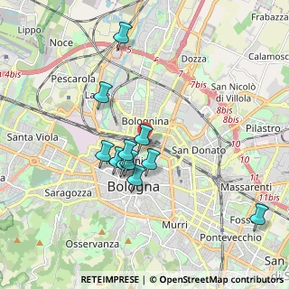 Mappa Via Barozzi Iacopo, 40126 Bologna BO, Italia (1.64182)