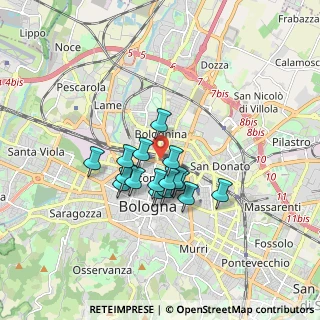 Mappa Via Barozzi Iacopo, 40126 Bologna BO, Italia (1.23813)