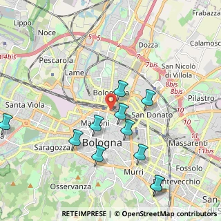 Mappa Via Barozzi Iacopo, 40126 Bologna BO, Italia (2.17545)