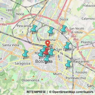 Mappa Via Barozzi Iacopo, 40126 Bologna BO, Italia (1.55182)
