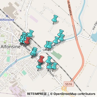 Mappa Via Senio Destra, 48011 Alfonsine RA, Italia (0.46966)