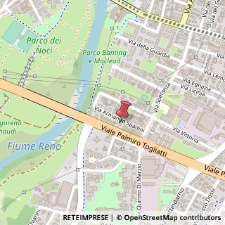 Mappa Via Armando Spadini, 21, 40133 Bologna, Bologna (Emilia Romagna)