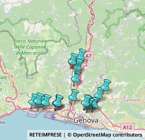 Mappa Via Campomorone, 16164 Genova GE, Italia (8.24895)