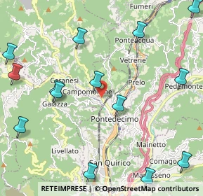 Mappa Via Campomorone, 16164 Genova GE, Italia (2.85786)