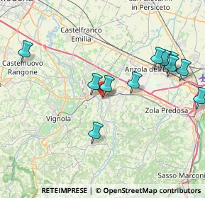 Mappa Via delle Rose, 40053 Valsamoggia BO, Italia (8.54273)