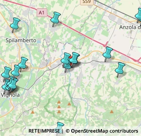 Mappa Via delle Rose, 40053 Valsamoggia BO, Italia (5.8305)