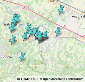 Mappa Via delle Rose, 40053 Valsamoggia BO, Italia (3.3405)