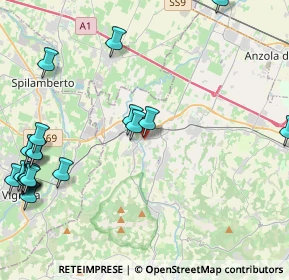 Mappa Via delle Rose, 40053 Valsamoggia BO, Italia (5.9375)
