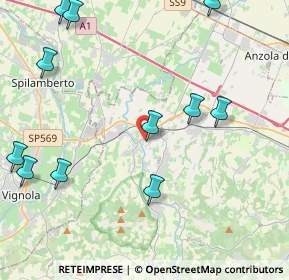 Mappa Via delle Rose, 40053 Valsamoggia BO, Italia (6.50267)