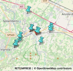 Mappa Via delle Rose, 40053 Valsamoggia BO, Italia (2.85)