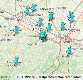 Mappa Via delle Rose, 40053 Valsamoggia BO, Italia (13.93235)