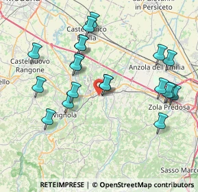 Mappa Via della Resistenza, 40053 Valsamoggia BO, Italia (8.154)