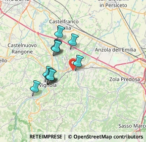 Mappa Via della Resistenza, 40053 Valsamoggia BO, Italia (5.805)