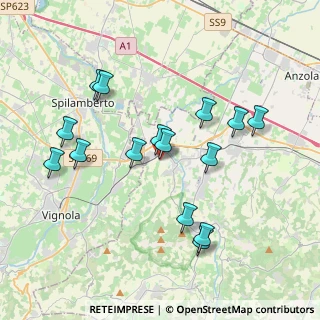 Mappa Via della Resistenza, 40053 Valsamoggia BO, Italia (3.86133)