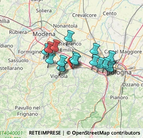 Mappa Via della Resistenza, 40053 Valsamoggia BO, Italia (9.834)