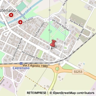 Mappa Via G. Bentivogli, 36, 40055 Castenaso, Bologna (Emilia Romagna)