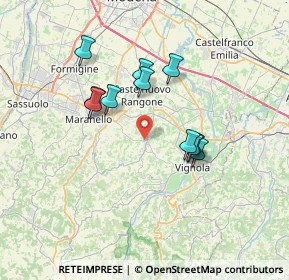 Mappa Via Bacuccola, 41014 Castelvetro di Modena MO, Italia (6.06273)