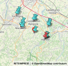 Mappa Via Bacuccola, 41014 Castelvetro di Modena MO, Italia (6.55875)
