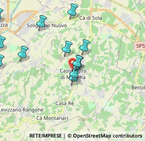 Mappa Via Bacuccola, 41014 Castelvetro di Modena MO, Italia (2.09583)