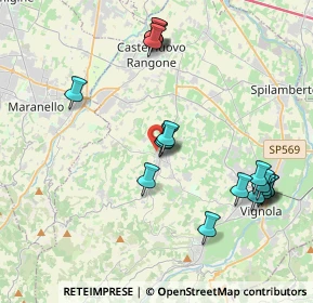 Mappa Via Bacuccola, 41014 Castelvetro di Modena MO, Italia (4.35611)