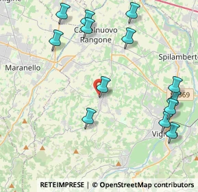 Mappa Via Bacuccola, 41014 Castelvetro di Modena MO, Italia (4.98385)