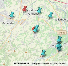 Mappa Via Bacuccola, 41014 Castelvetro di Modena MO, Italia (5.05538)