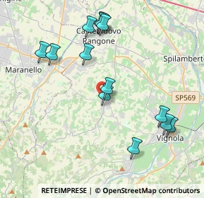 Mappa Via Bacuccola, 41014 Castelvetro di Modena MO, Italia (4.24385)