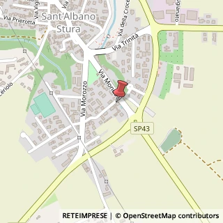 Mappa Via Mondov?, 120, 12040 Sant'Albano Stura, Cuneo (Piemonte)