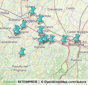 Mappa Via Confine, 41056 Savignano sul Panaro MO, Italia (13.80917)