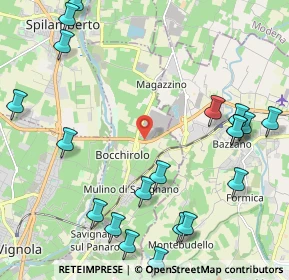 Mappa Via Confine, 41056 Savignano sul Panaro MO, Italia (2.839)