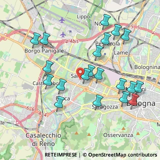 Mappa Via Valeria, 40133 Bologna BO, Italia (2.158)