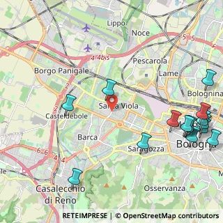 Mappa Via Valeria, 40133 Bologna BO, Italia (2.98667)