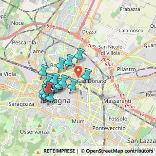 Mappa Via Leopoldo Fregoli, 40127 Bologna BO, Italia (1.61059)