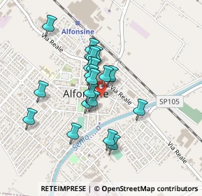 Mappa Via Mazzini, 48011 Alfonsine RA, Italia (0.356)