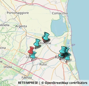 Mappa Via Mazzini, 48011 Alfonsine RA, Italia (11.861)