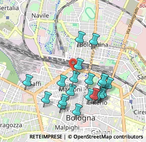 Mappa Viale Pietro Pietramellara, 40121 Bologna BO, Italia (0.9225)