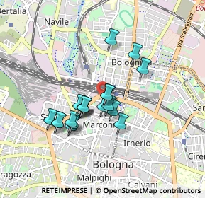 Mappa Viale Pietro Pietramellara, 40121 Bologna BO, Italia (0.701)