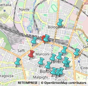 Mappa Viale Pietro Pietramellara, 40121 Bologna BO, Italia (1.22471)