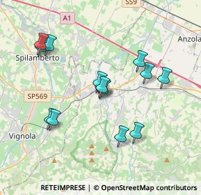 Mappa Via Cesare Rocchi, 40053 Valsamoggia BO, Italia (3.67692)