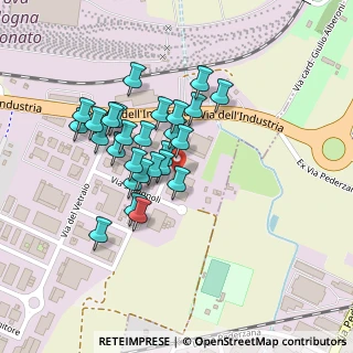 Mappa Via F.lli Carpigiani, 40138 Bologna BO, Italia (0.18519)