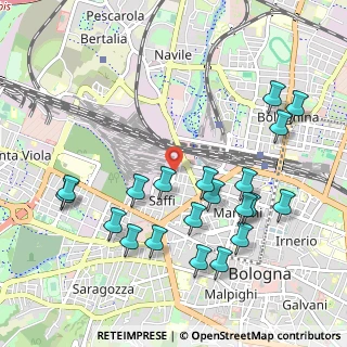 Mappa Via Pietro Inviti, 40131 Bologna BO, Italia (1.1255)