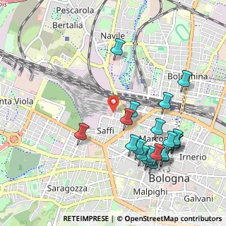 Mappa Via Pietro Inviti, 40131 Bologna BO, Italia (1.1235)