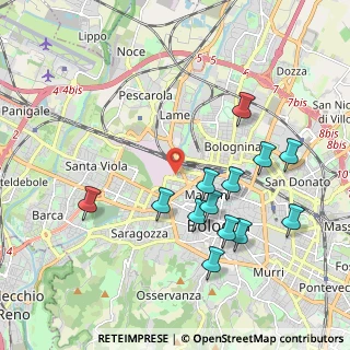 Mappa Via Pietro Inviti, 40131 Bologna BO, Italia (2.04385)