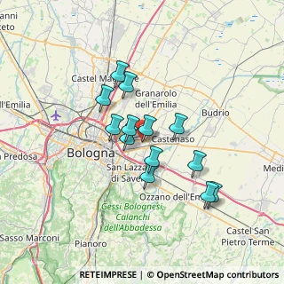Mappa Via Seragnoli, 40138 Bologna BO, Italia (5.56692)